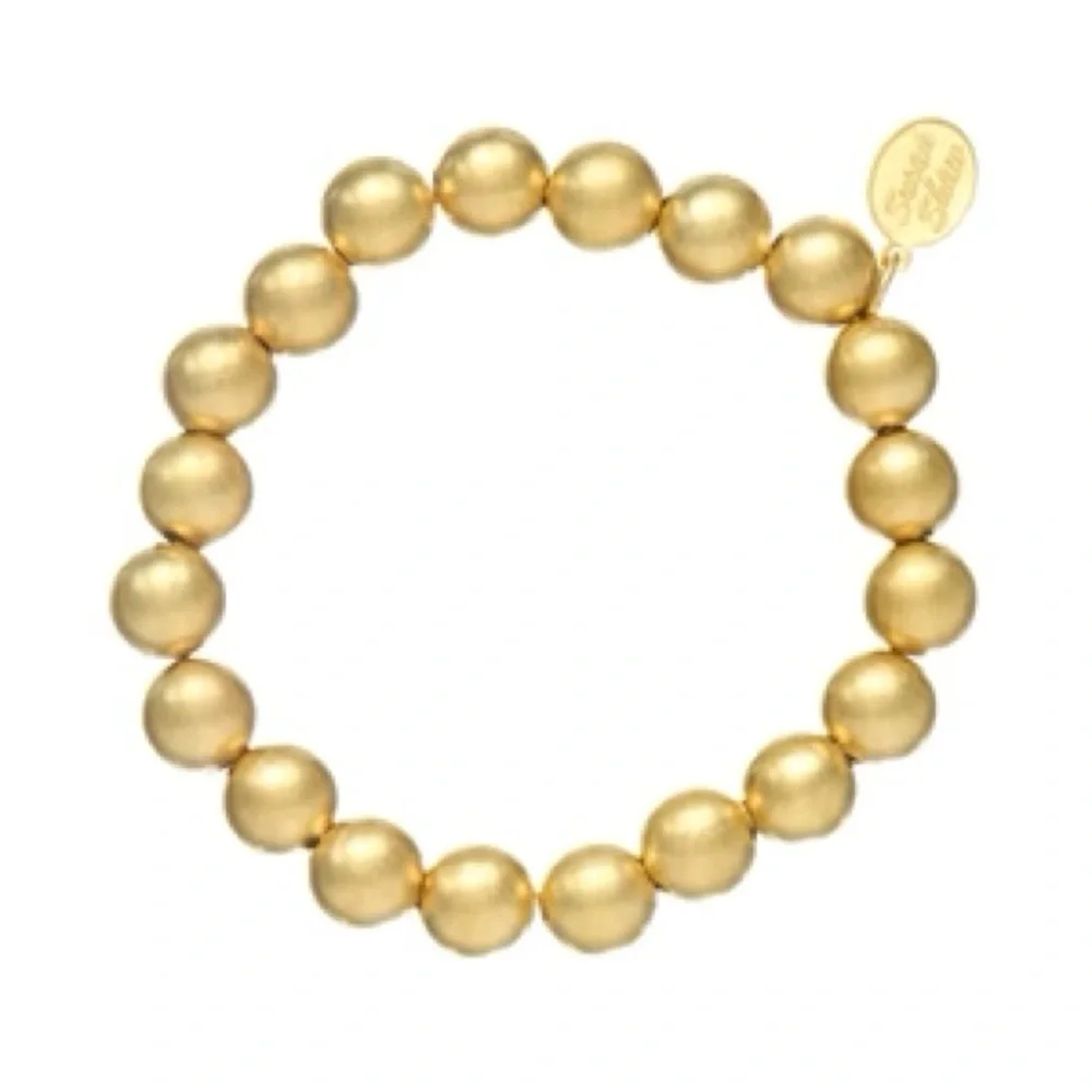 Elegant Gold Beaded Bracelet